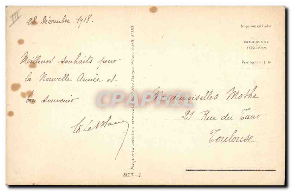 Jeune femme — portrait — L. Darygout — Verso