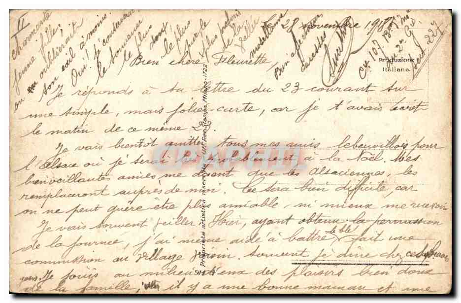 CPA Fantaisie Illustrateur Bompard — Rückseite