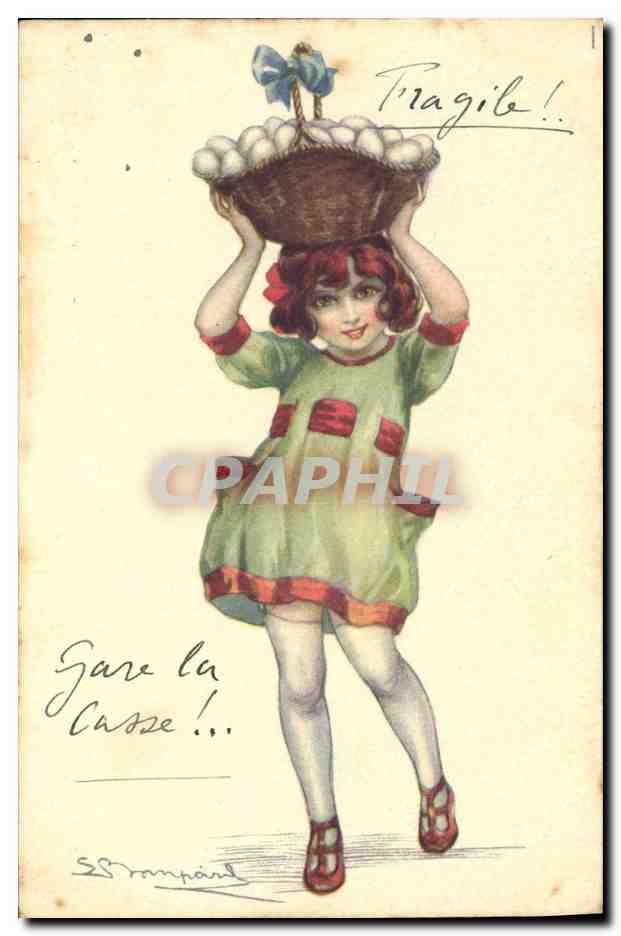 CPA Fantaisie Illustrateur Bompard Enfant