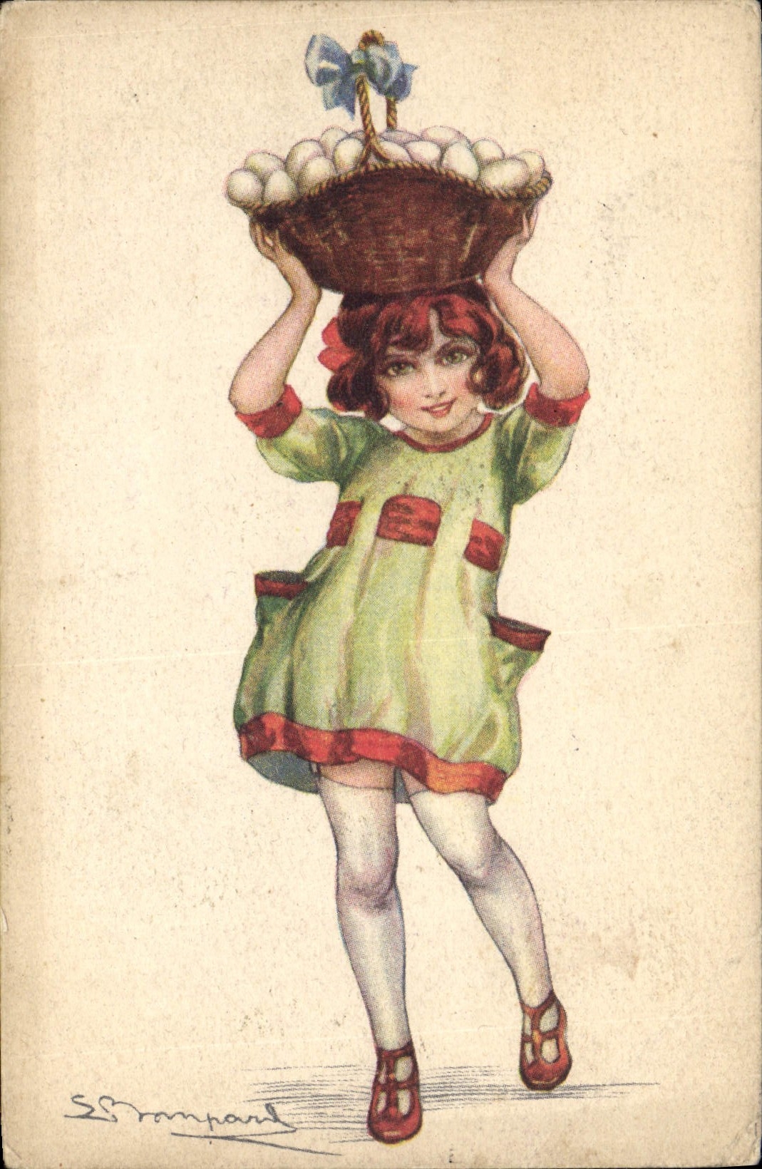 CPA Fantaisie Illustrateur Bompard Enfant
