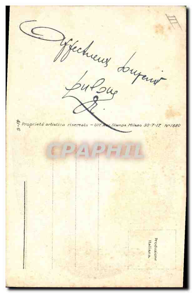 CPA Fantaisie Illustrateur Bompard Femme — Rückseite