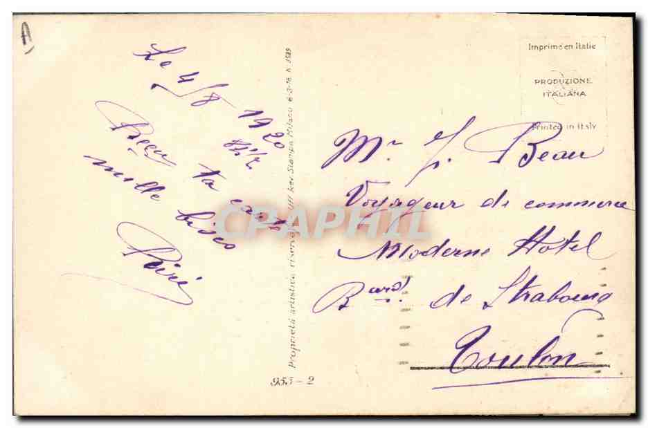 CPA Fantaisie Illustrateur Bompard Femme — Rückseite