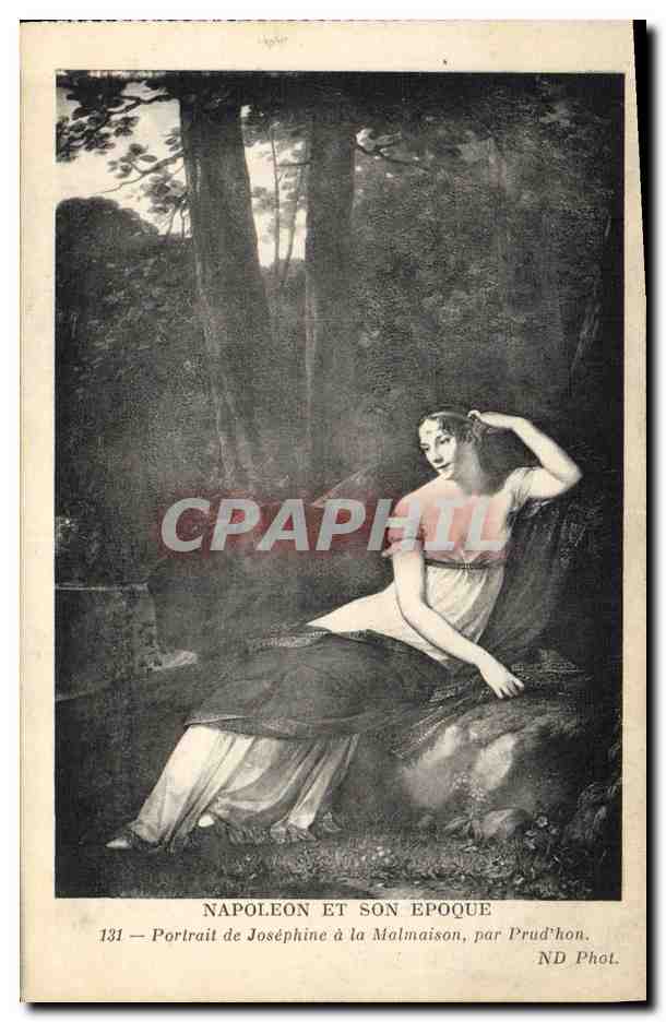 CPA Napoleon 1er Portrait de Josephine a la Malmaison par Prud'hon