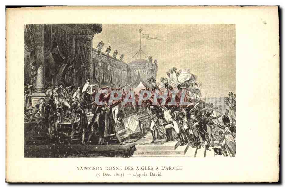 Napoléon donne des aigles à l'armée — 4 Déc. 1804 — d'après David