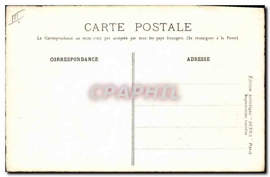 Napoléon donne des aigles à l'armée — 4 Déc. 1804 — d'après David — Achterkant