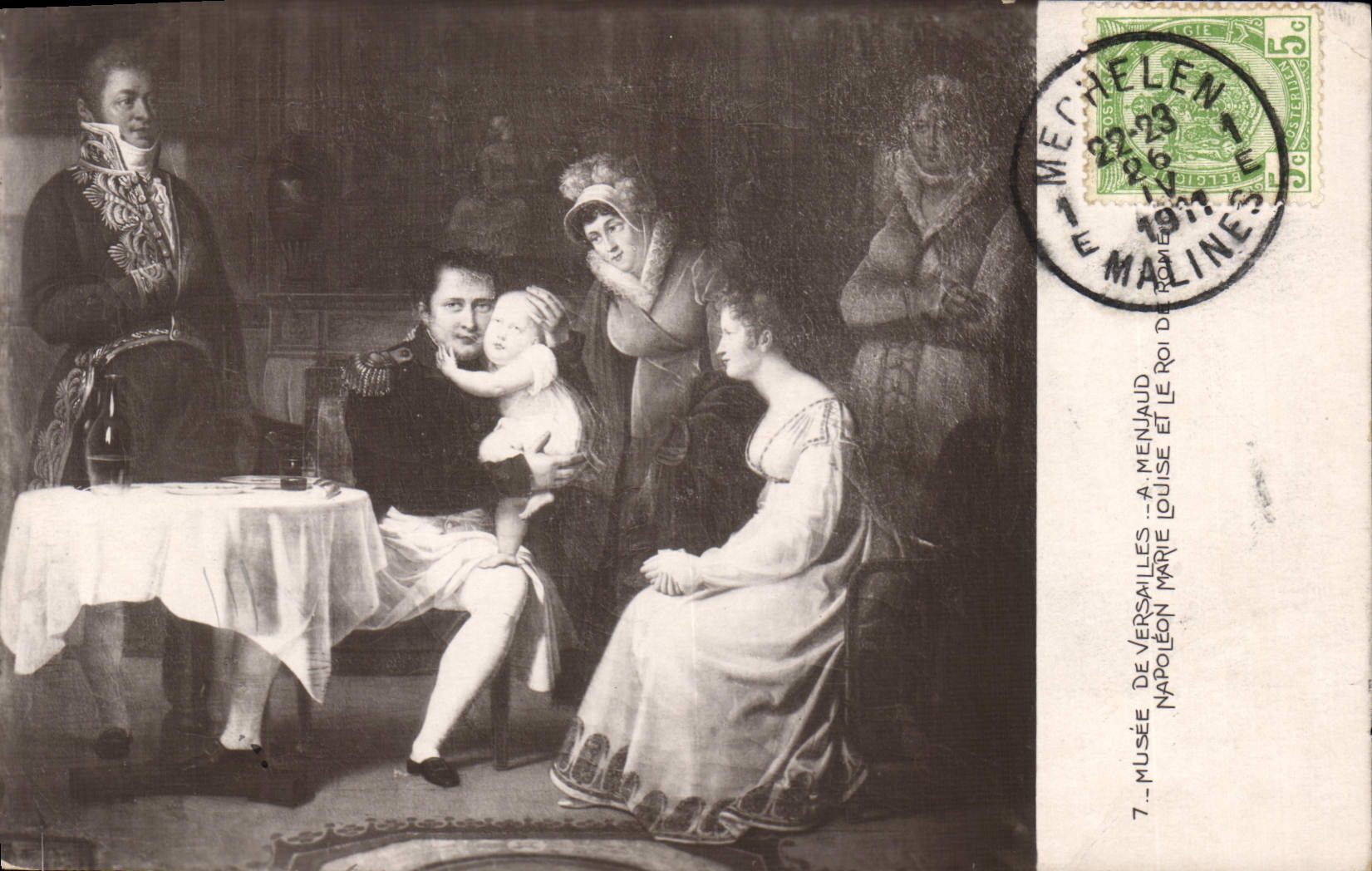 CPA Napoleon 1er Musee de Versailles Menjaud Marie Louise et le roi de Rome