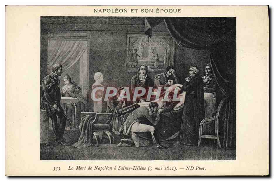 CPA Napoleon 1er La mort de Napoleon a Sainte Helene 5 mai 1821
