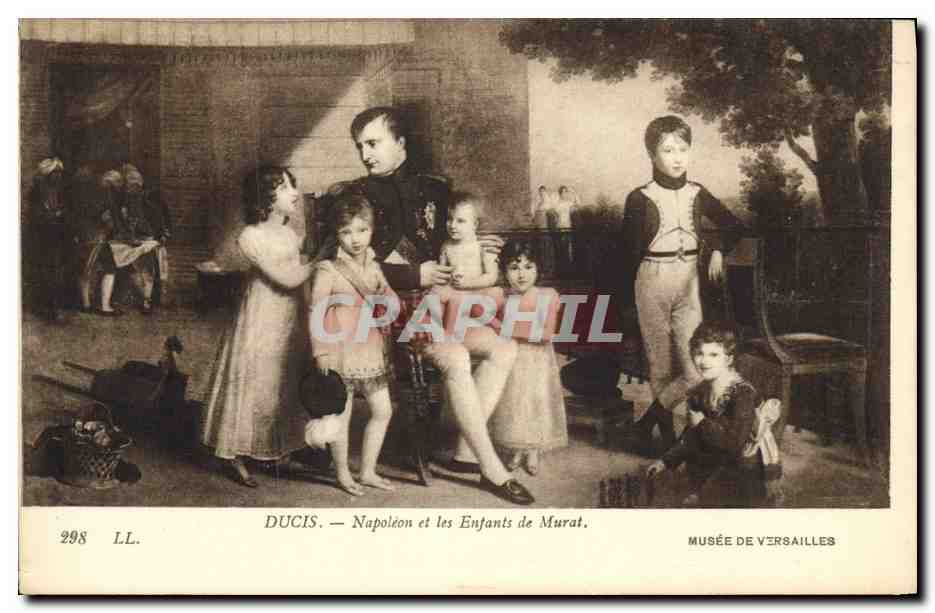 CPA Napoleon 1er Ducis Napoleon et les enfants de Murat Musee de Versailles
