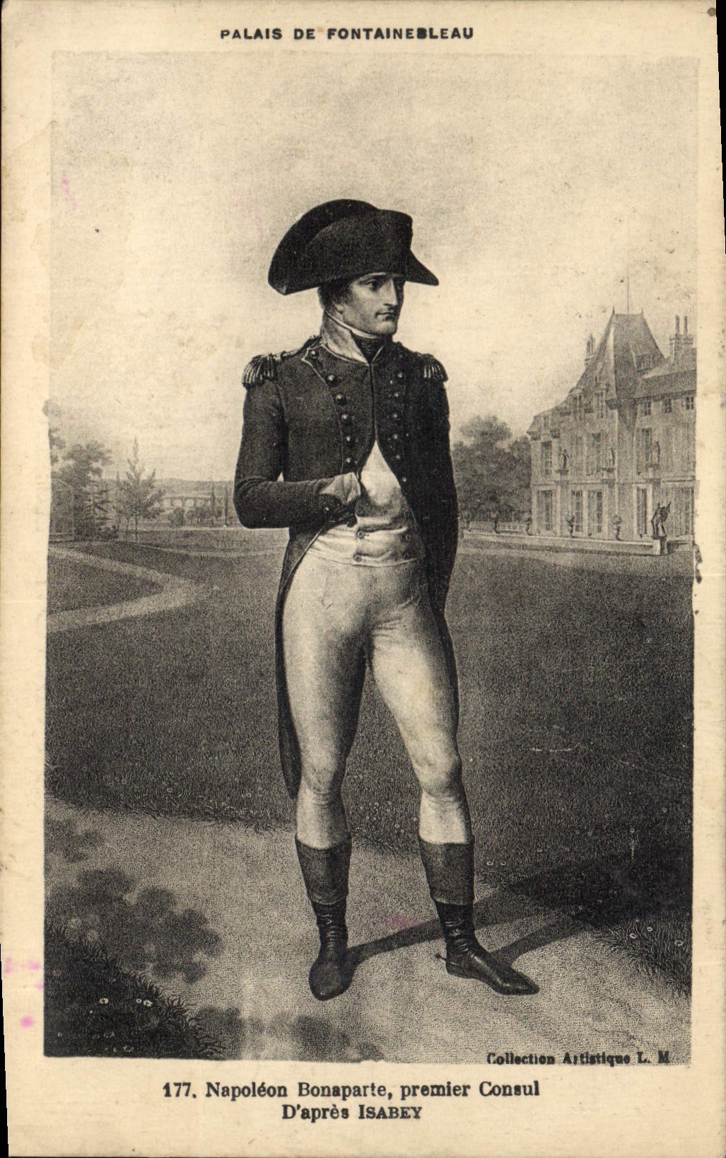 CPA Napoleon 1er Bonaparte Premier Consul Isabey Palais de Fontainebleau
