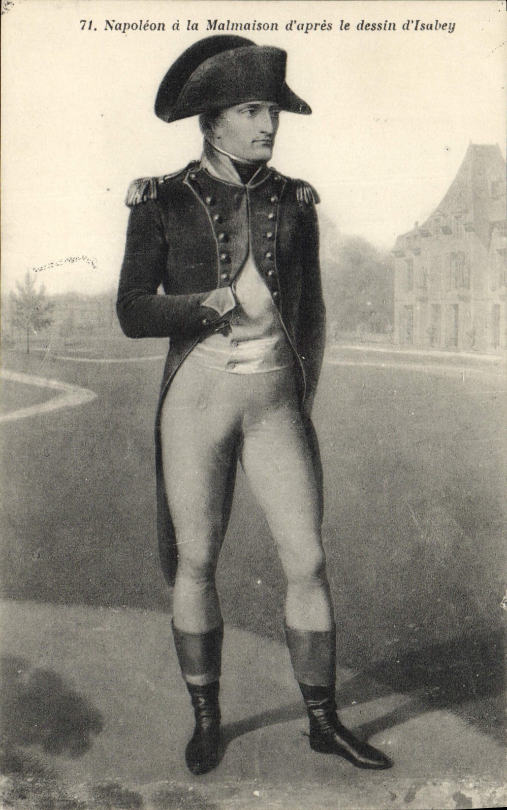 CPA Napoleon 1er a la Malmaison Isabey