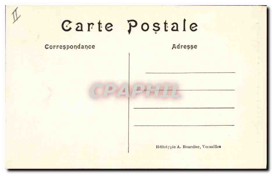 CPA Napoleon 1er a la Malmaison Isabey — Rückseite