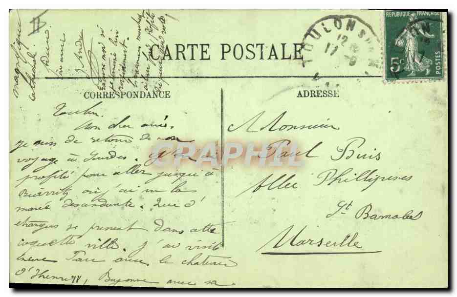 CPA Napoleon 1er Bonaparte Premier Consul — Rückseite