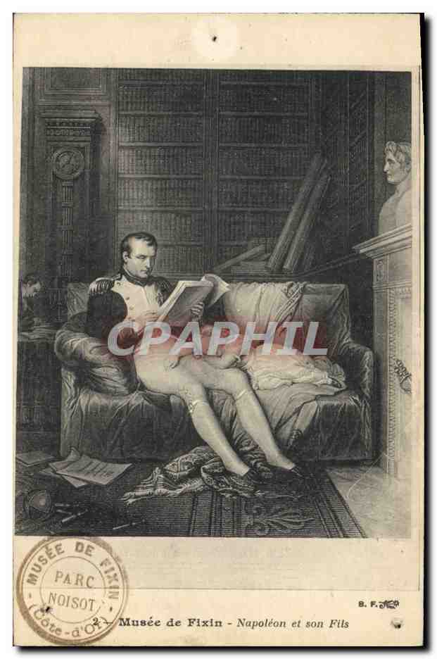 CPA Napoleon 1er et son fils Musee de Fixin 