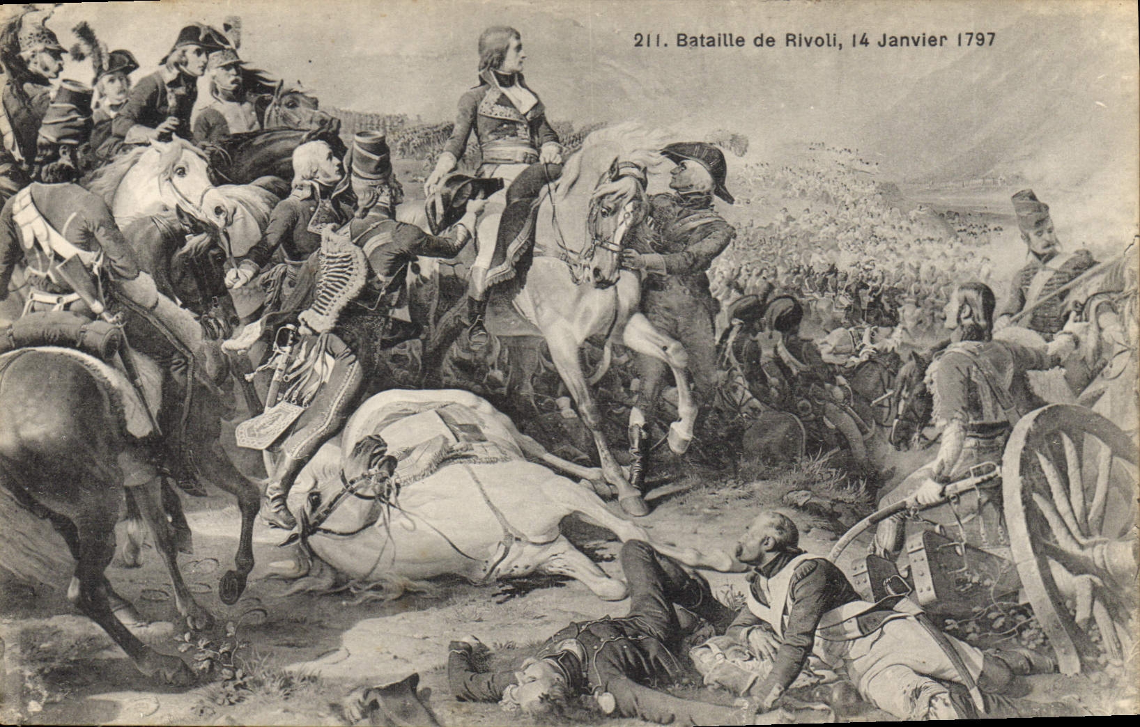 CPA Napoleon 1er Bataille de Rivoli 14 janvier 1797