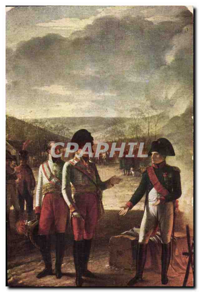 CPA Napoleon 1er Pierre Prud'hon Francois II Austerlitz