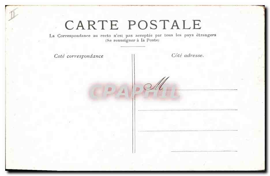 CPA Napoleon 1er Bonaparte 1er Consul par Isabey  — Rückseite