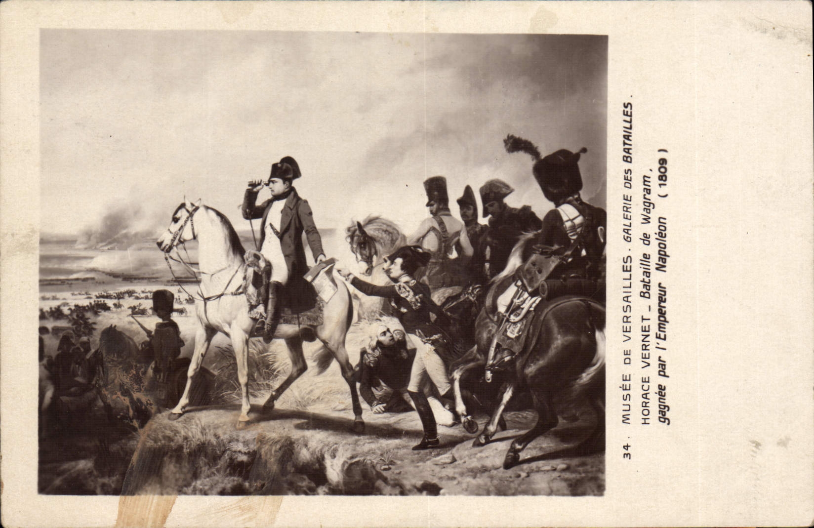 CPA Napoleon 1er Musee de Versailles Galerie des Batailles Horace Vernet Wagram