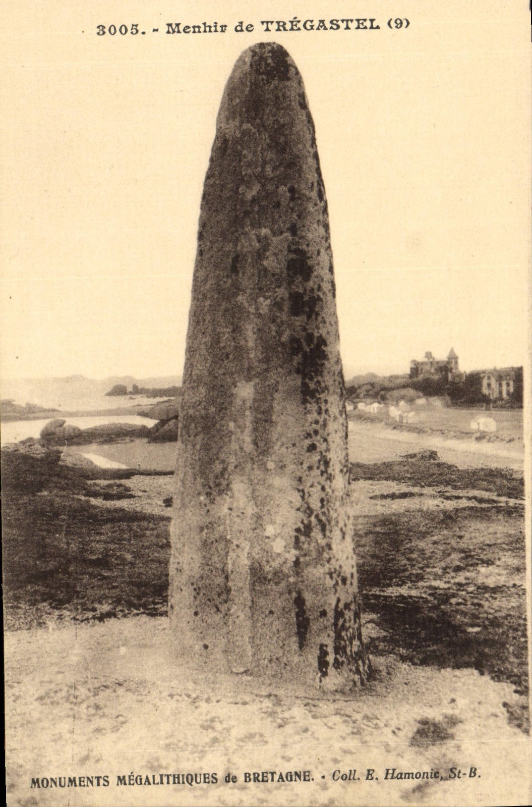 CPA Dolmen Menhir Tregastel 