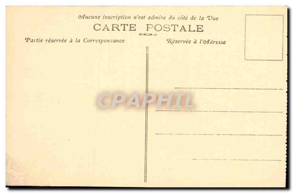 CPA Dolmen Menhir renverse de Kercadiou en Lanildut Au fond son jumeau — Rückseite