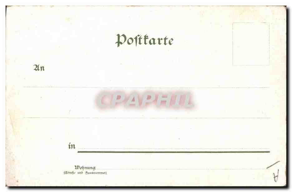 Wilhelm II — Kaiser de Allemagne, Roi de Prusse — Lith. Kunstanstalt, Herr & Aug. Brüning, Hanau, Dep. 9976 — Verso