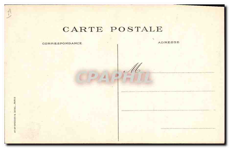 CPA Fantaisie Illustrateur ligue Fraternelle des enfants de France Gerbault — Rückseite
