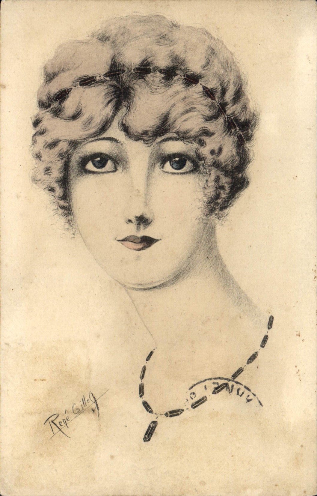 CPA Fantaisie Illustrateur Femme