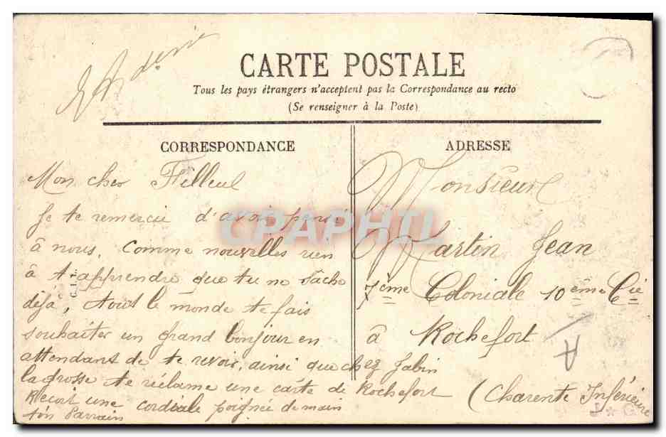 Femme en tenue orientale — J'accepte toutes les bottes... quand vous voudrez... — G. Grandjean — Rückseite