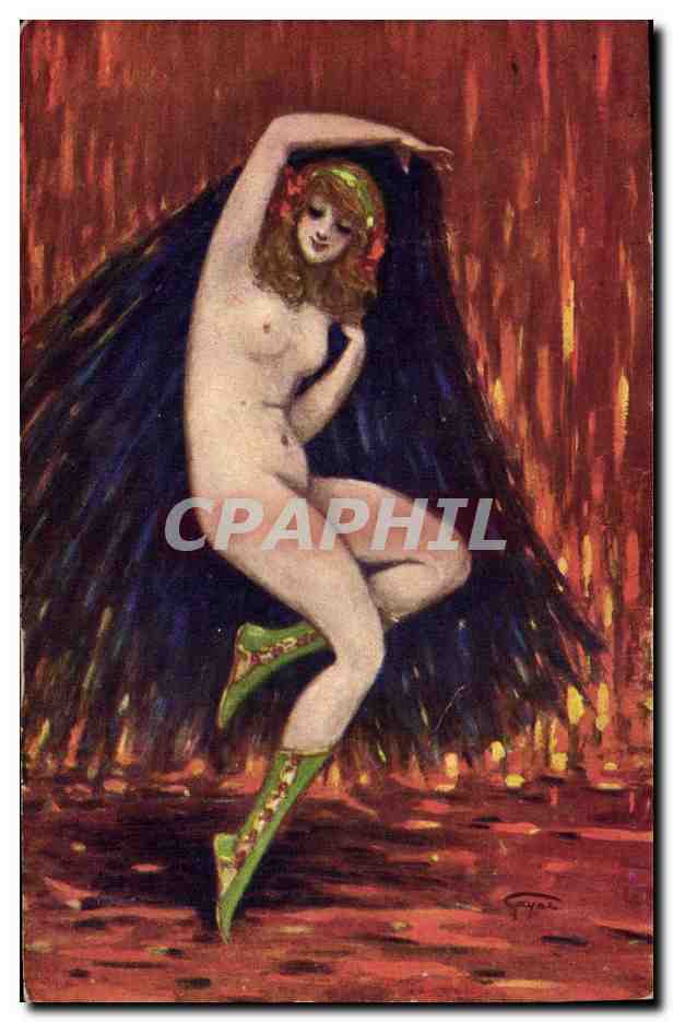 Danseuse nue — danse — éditeur P. J. Gallais & Cie, Paris N° 203