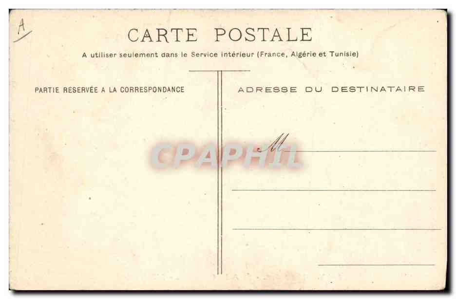 CPA Militaria A la caserne L'exercice  — Rückseite