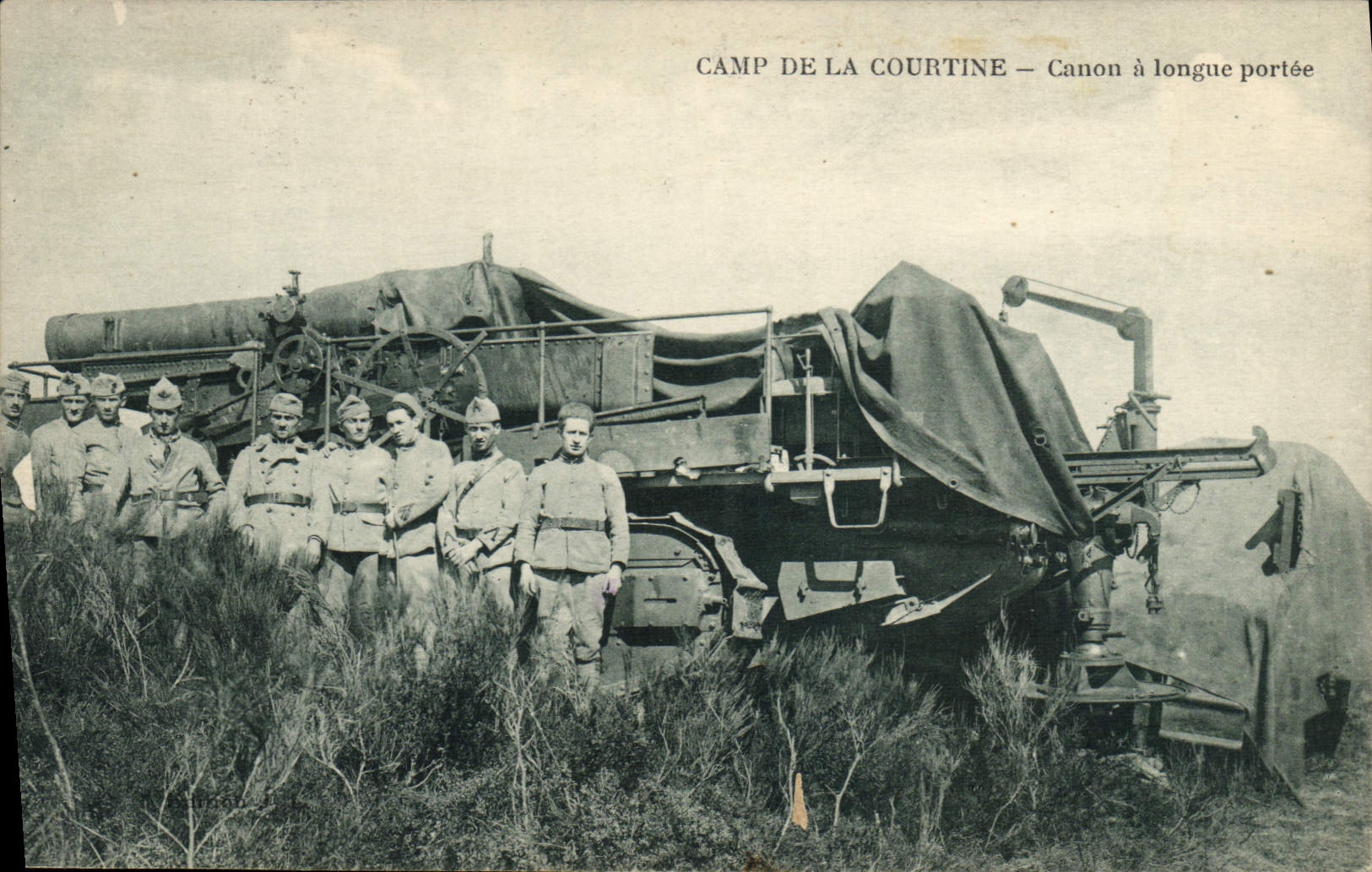 Camp de La Courtine — Canon à longue portée — Éditeur non visible