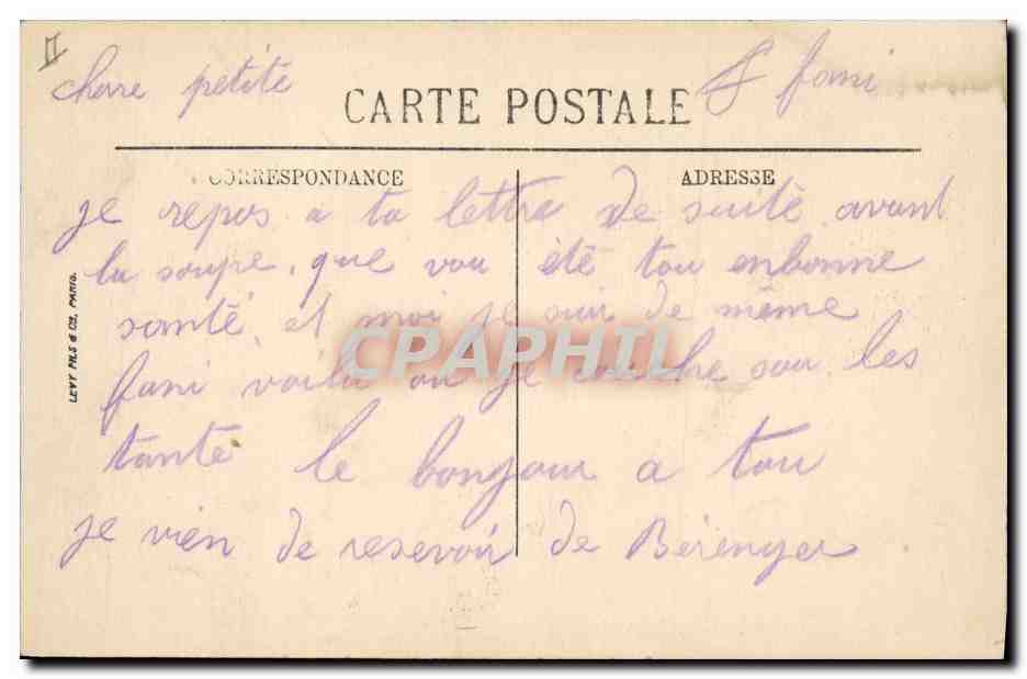 Versailles — Le Camp de Salory — La Soupe — LL. — Rückseite