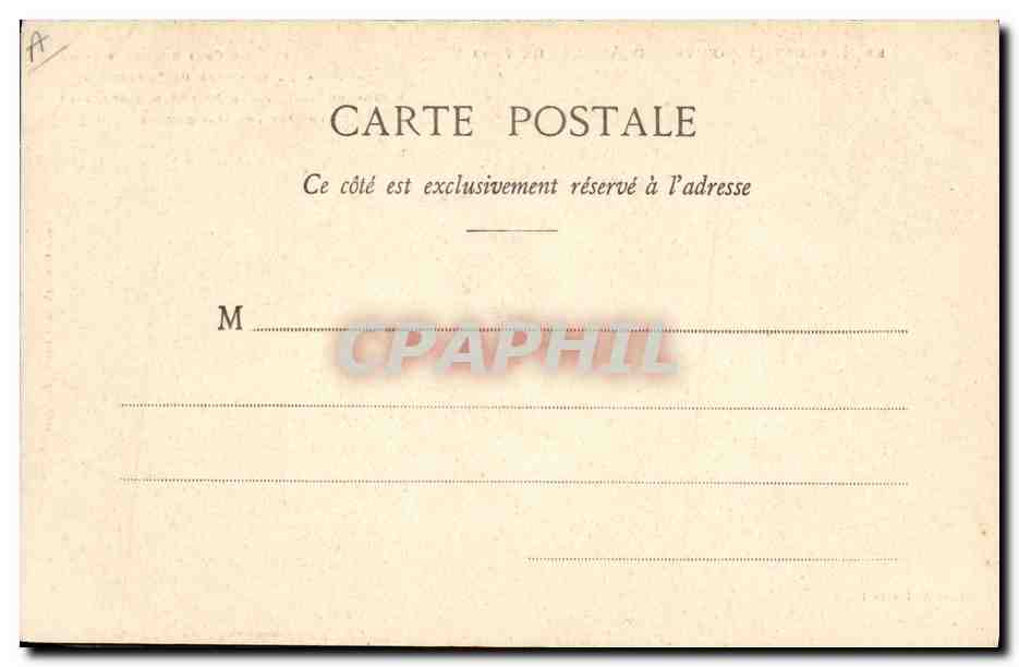 Le Château de St-Rome — Résidence du Prince des Asturies pendant les Grandes Manœuvres d'Armées de 1902 — Éditeur A. Traginou — Reverso