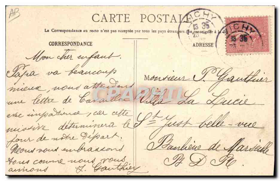 CPA Militaria Grandes Manoeuvres de l'Est Sept 1904 Officiers etrangers  — Rückseite