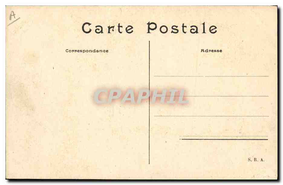 Manœuvres du Bourbonnais 1909 — Prise d'une batterie d'artillerie par les cuirassiers — S.R.A. — Reverso