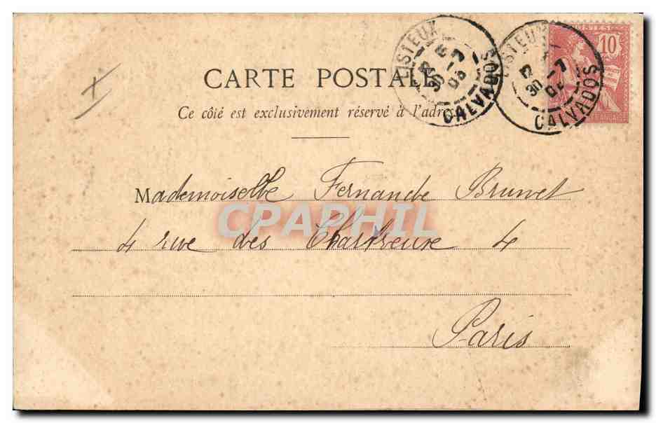 CPA Cartomancie Voyance Folklore La bohemienne — Rückseite