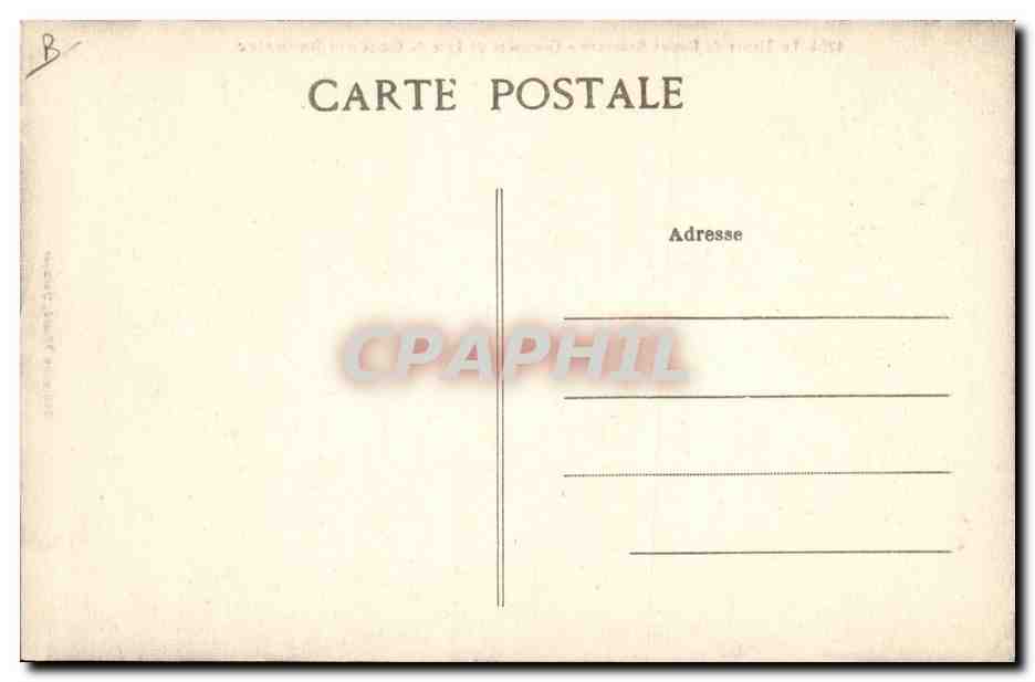 CPA Cartomancie Voyance Folklore Le tireur de Bonne aventure Costumes de fete de Scaer et Bannalec  — Rückseite