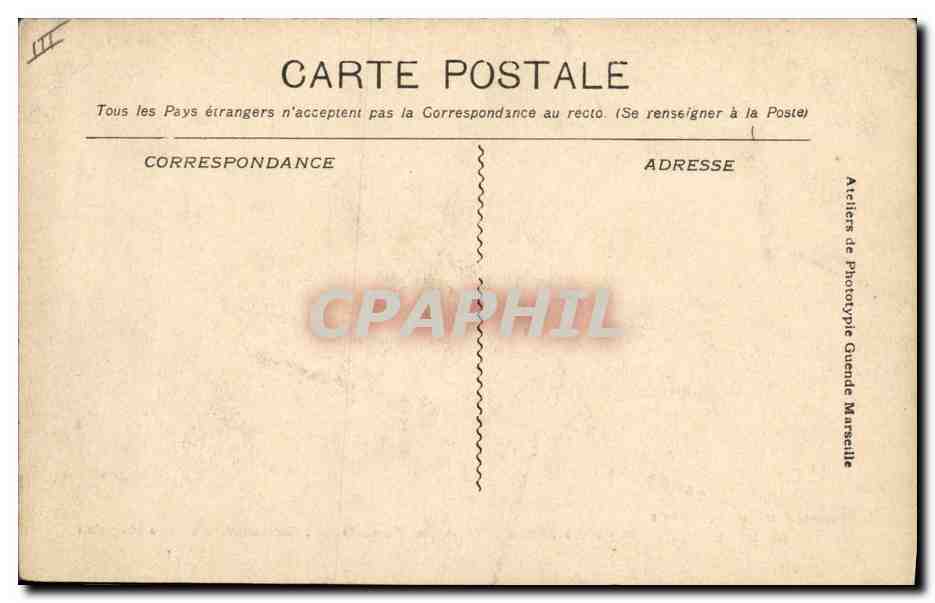 CPA Cartomancie Voyance Folklore Marseille Exposition coloniale 1906 La Vie du Douar Consultation chez le magicien — Rückseite