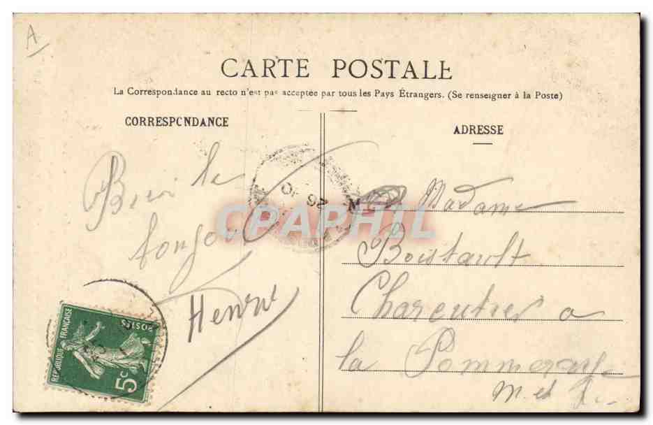 CPA Cartomancie Voyance Folklore Au village La bonne aventure  — Rückseite