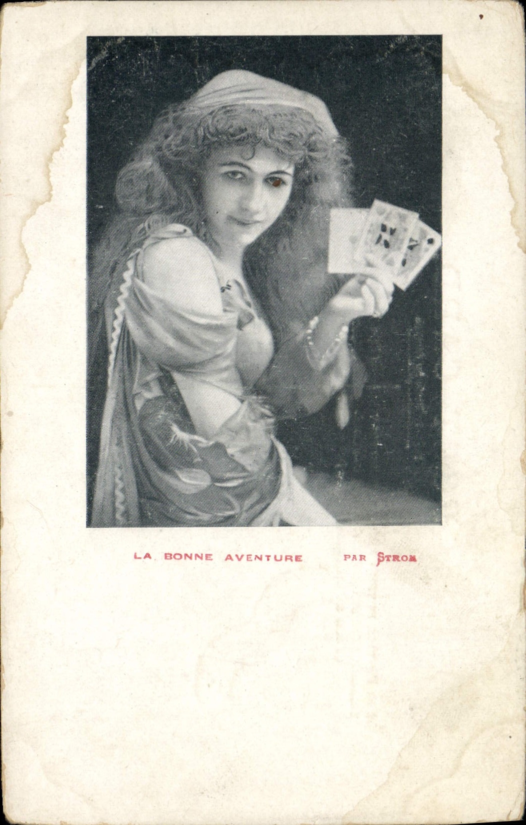 CPA Cartomancie Voyance Folklore La bonne aventure 