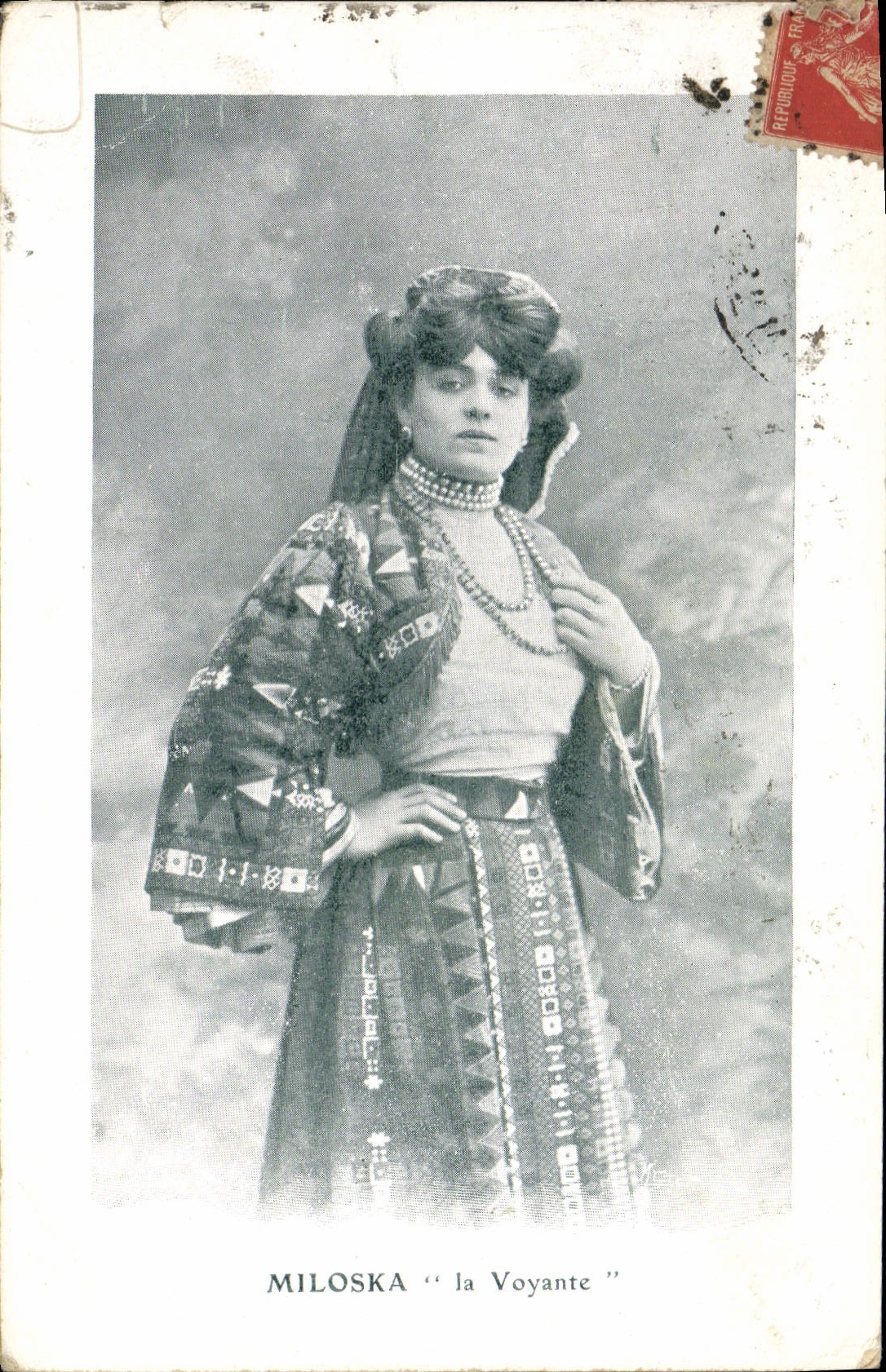 Miloska "la Voyante" — portrait — éditeur inconnu