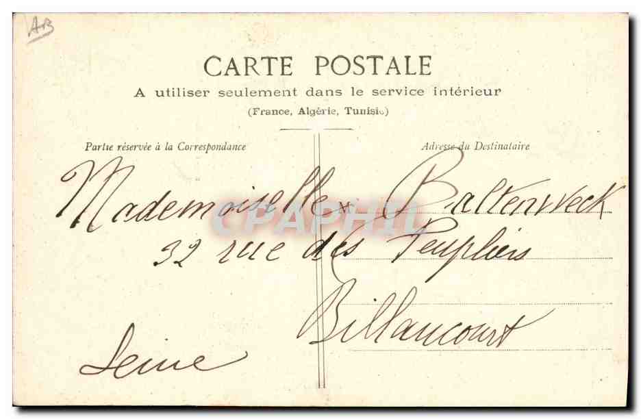 MELUN - Rue St-Ambroise et Banque de France — Collection des Galeries Melunaises, n°36 — Verso