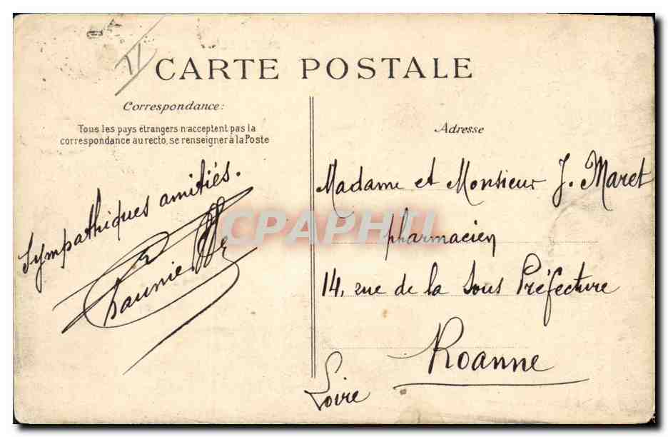 CPA Banque de France Lille — Rückseite