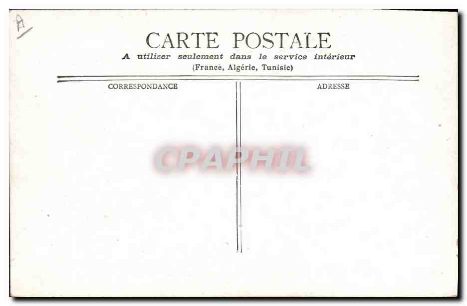 CPA Banque de France Paris  — Rückseite