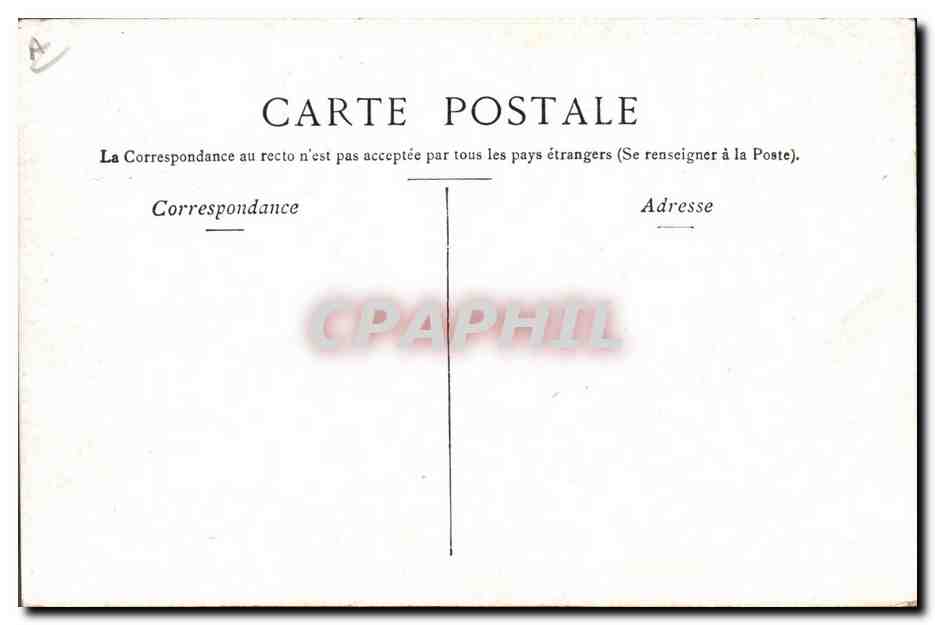 CPA Banque de France Paris — Rückseite