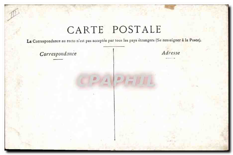 CPA Banque de France Paris — Rückseite