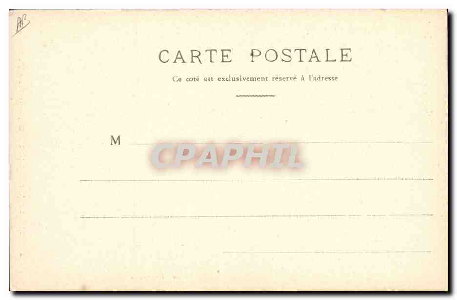 CPA Folklore Normandie Ancienne noce normande Garcon et demoiselle d'honneur  — Verso