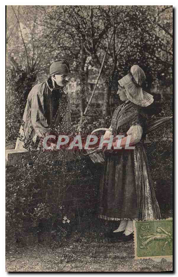 CPA Folklore Normandie 