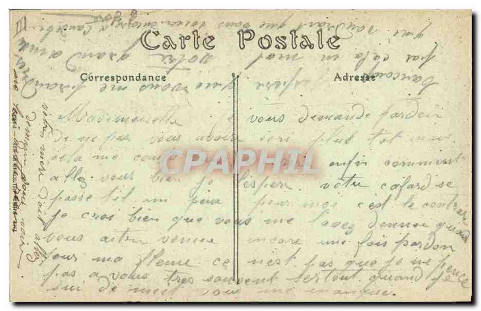CPA Folklore Normandie  — Verso