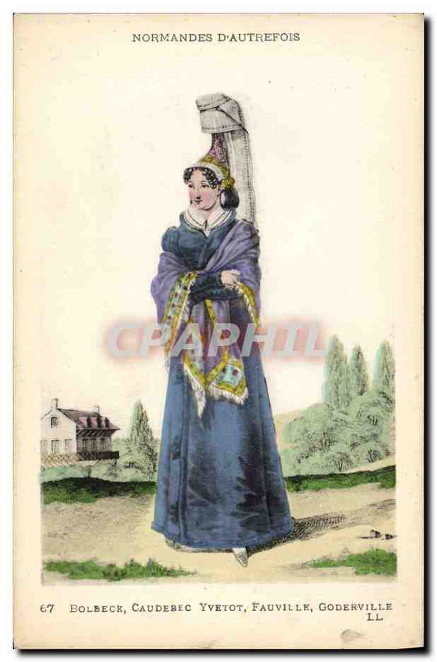 CPA Folklore Bolbeck Caudebec Yvetot Fauville Goderville