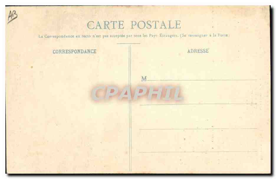 CPA Folklore Legende de la Lanterne Le gars de Falaise — Verso